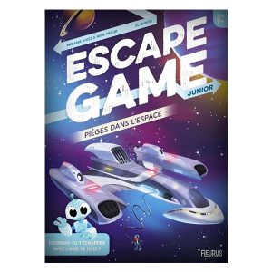 Livre Escape game junior - piégés dans l'espace