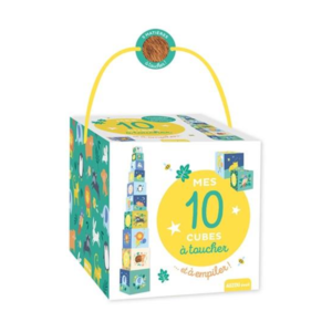 Mes 10 à cubes à toucher et ... À empiler