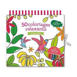 Blocs-notes créatifs : 50 coloriages relaxants