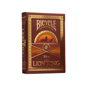 Jeu de 54 cartes Bicycle Le Roi Lion