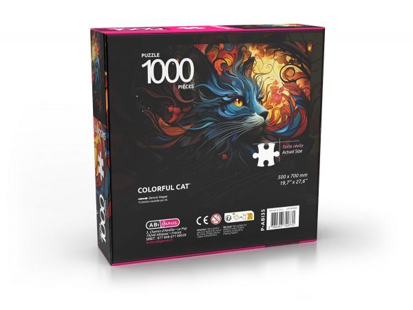 Puzzle - Colorful Cat - 1000 pièces – Image 3