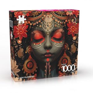 Puzzle - Lady Flowers - 1000 pièces