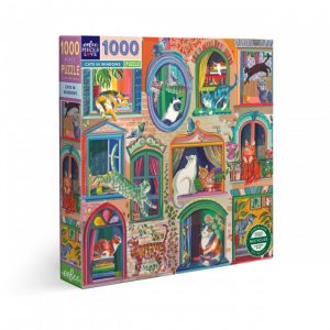 Puzzle - Cats in windows - 1000 pièces