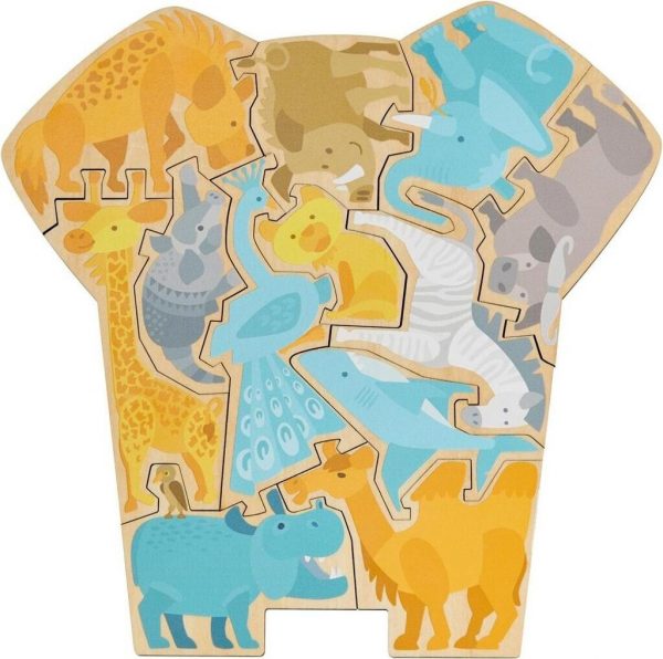Puzzle 2 en 1 Eléphant – Image 2