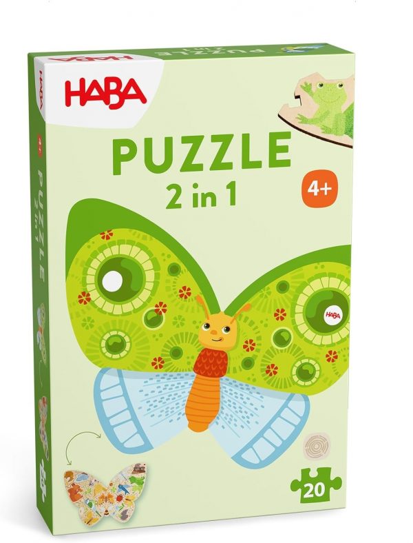 Puzzle 2 en 1 Papillon