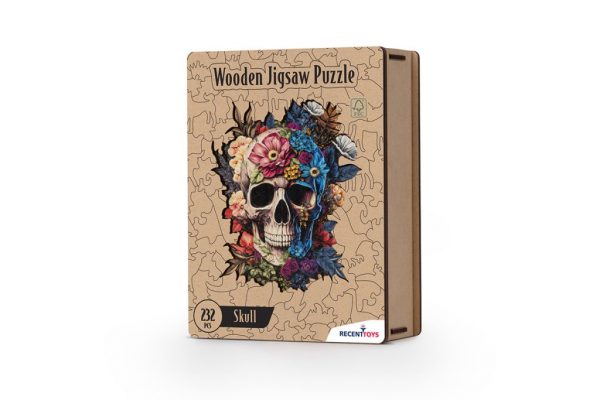 Puzzle bois - Skull