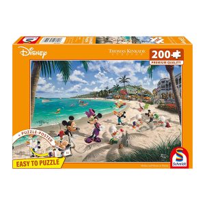 Puzzle -Minnie Mickey en Floride - 200 pièces