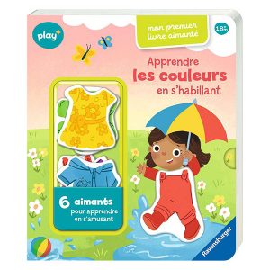 Livre aimanté - apprendre les couleurs en s'habillant