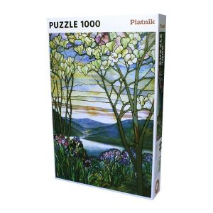 Puzzle -Magnolias et iris - 1000 pièces