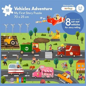 Puzzle narratif - Aventures à véhicules