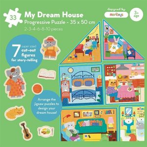 Puzzle progressif - Ma maison de rêve