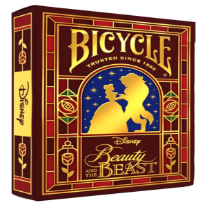 Jeu de 54 cartes Bicycle - La belle et la bête