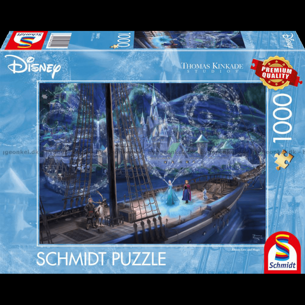 Puzzle Disney - La reine des neiges - amour et magie - 1000 pièces